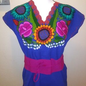 Mexican Embroided Blouse